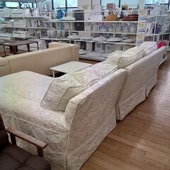 ☆ジモティ割あり☆ Rachel Ashwell ソファ ホワイト H310×D185×W91 