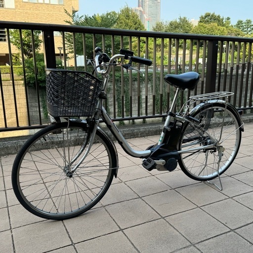 パナソニック　電動自転車 ビビ　SX 26インチ ELSX633 銀　2021年