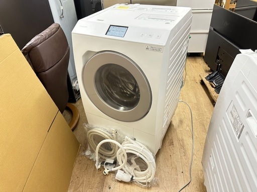▲⭐️激安価格⭐️美品 Panasonic パナソニック NA-LX129AR ななめドラム洗濯乾燥機 2022年製 本体 洗濯機 家電製品 12㎏ 6㎏ アラーム 省エネ 店頭引取可