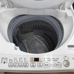 ★ジモティ割あり★ SHARP 洗濯機 ES-KS70W 7.0kg 2021年製 動作確認／クリーニング済み KJ6096
