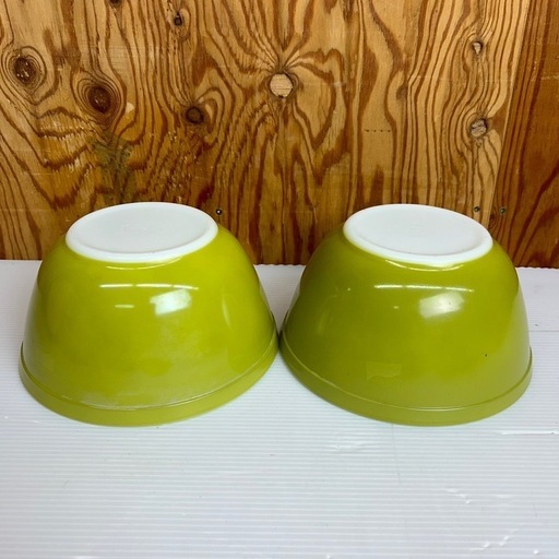 k0910607 PYREX パイレックス 耐熱ガラス ボウル 中 2個セット