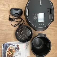 美品　SHARP ヘルシオ ホットクック KN-HW16G-B 黒