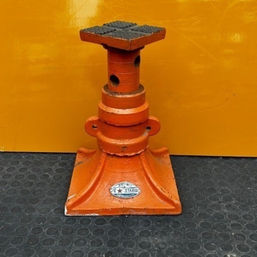 s0909606 星 STAR印 建築ジャッキ ジャッキ 大工道具 工具 可動 大道具 手回し 中古品