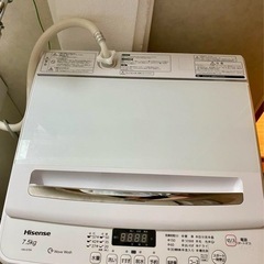 【美品】Hisense 洗濯機  ５７L 使用１年 HW-G75A 使用１年