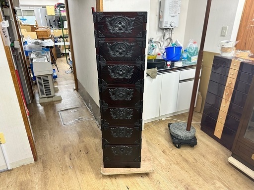 ⭐️激安価格⭐️希少品 岩谷堂 箪笥 7段 高級 和風 収納家具 チェスト 和タンス 木製 和式 収納 伝統工芸 和室 7段箪笥 アンティーク