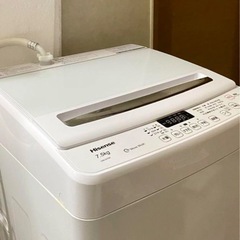 【美品】Hisense 洗濯機  ５７L 使用１年 HW-G75A 使用１年