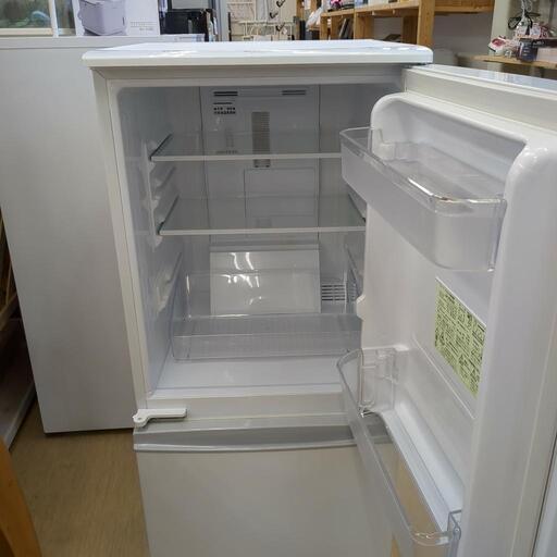 SHARP✨2ドア冷蔵庫✨SJ-14E3-KW✨137L✨2016年製✨ホワイトカラー 