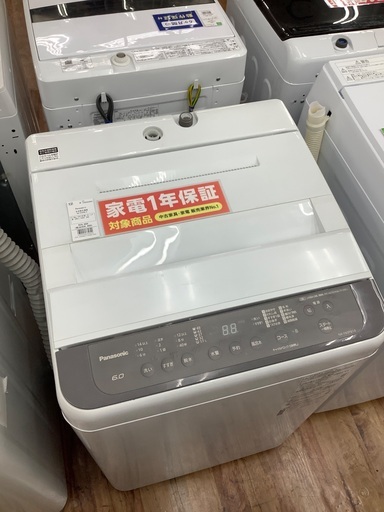 Panasonic パナソニック　6.0kg 全自動洗濯機　NA-F60PB14 2021年製