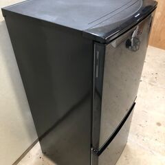 【糸島市内 送料無料】SHARP/シャープ 冷凍冷蔵庫 137L SJ-D14A-B ブラック　黒　2015年製 0910-3