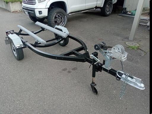 本日車検取得 札幌より 軽ボートトレーラー ジェット用トレーラー