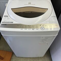 TOSHIBA　東芝　全自動洗濯機　AW-5GA1(W)　5kg　2022年製