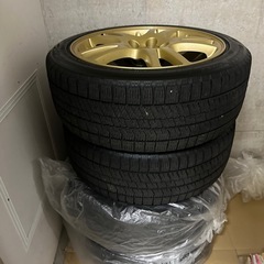 インプレッサwrxsti GDB型純正ホイール 、スタッドレス付き