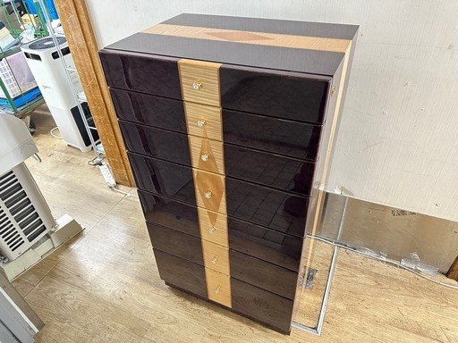 ⭐️激安価格⭐️　希少品 ジュエリーボックス プライベートフェスタ バーズアイメープル 紫 宝石箱 高級家具