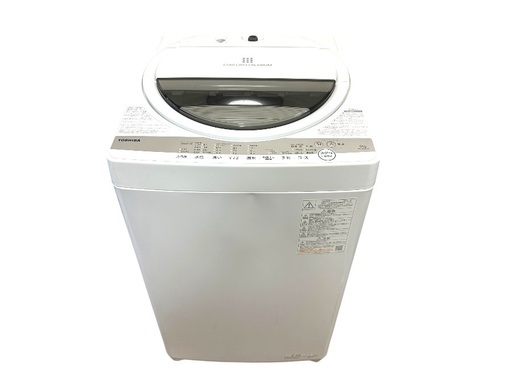 美品 TOSHIBA 6kg洗濯機 2021年製 AW-6G9 動作確認済 浸透パワフル洗浄