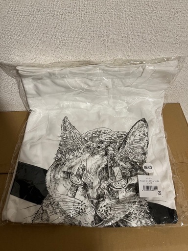 レトルト ネコルトビッグTシャツ(白) メンズ