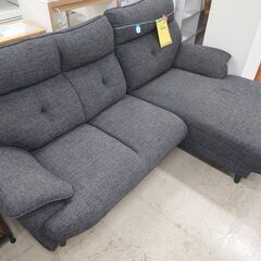 J8120 3人掛けソファ グレー クリーニング済み 【リユースのサカイ柏店】