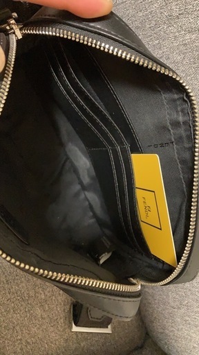 美品】FENDI シャドーダイアゴナル ラウンドファスナー 長財布 レザー 