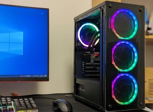 【ゲーミングPC】core i7/GTX1060/簡易水冷クーラー/RGBファン