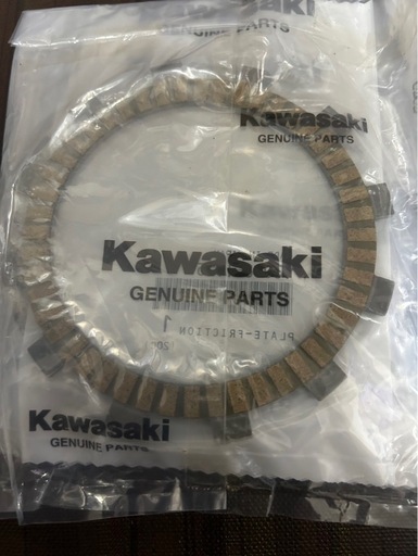 カワサキ　Dトラッカー　クラッチ板