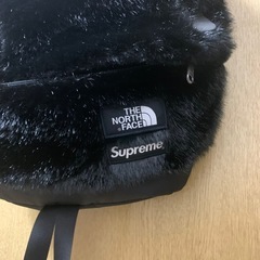 本物 美品 supreme×nothefaceコラボ ファーバックパック　シュプリーム×ノースフェイス