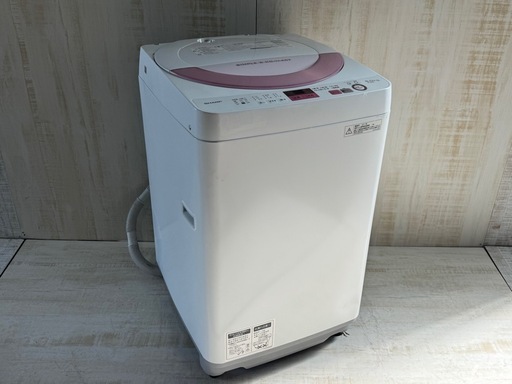 激安‼️SHARP 2017年製 洗濯機 ES-GE6A-P 【ネット決済・配送可・3ヶ月保証】LA019