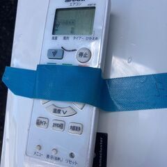 ☆中古￥25,800！SHARP　2.2kwルームエアコン　家電　2019年製　AY-J22TD型　【BI058】
