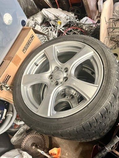 アルミホイール タイヤ 17インチ 7J 5穴 PCD100