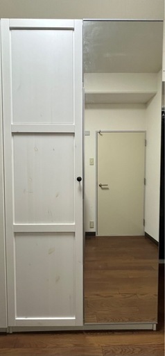 【取引中】IKEA PAX 収納 鏡 ワードローブ HEMNES【運搬・組立業者利用可】