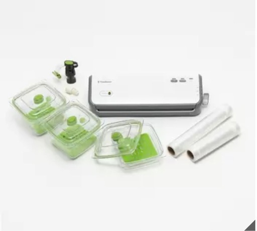 新品未使用　フードセーバー FM2010/FM2000 フレッシュボックス3台 パックロール2本同梱セット FOODSAVER FM2010/FM2000 including 3 fresh boxes and 2 pack rolls