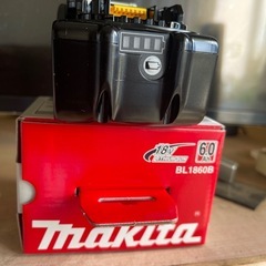 マキタ純正18v-6.0AHバッテリー型番：1860B
