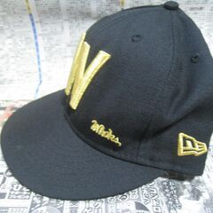 ニューエラ 大洋ホエールズ キャップ NEWERA 現在の横浜DeNAベイスターズ球団 黒ブラック系 復刻 NPBプロ野球 