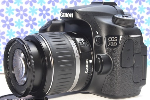 Wi-Fi機能搭載★Canon EOS 70D★高画質★動画撮影★おすすめ一眼レフ★