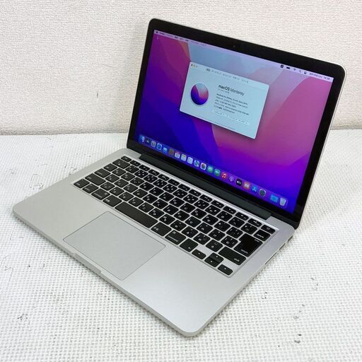 Retinaディスプレイ MacOS Monterey ★ Apple MacBook Pro 13-inch Early 2015 Core i5-5257U(2.7G/2C) SSD512GB ACアダプタ付