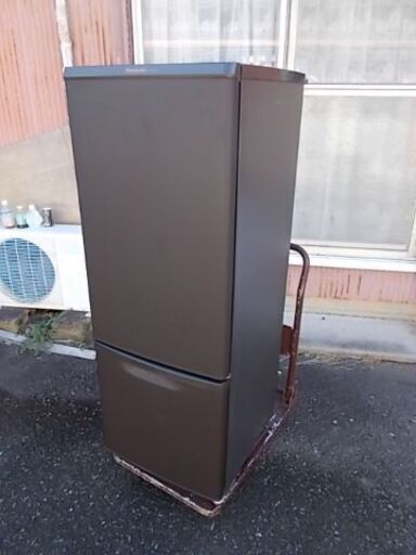 パナソニック単身でも余裕の168L２ドア冷蔵庫中古