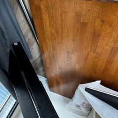 KANADEMONO デスク　ラバーウッド　ブラウン