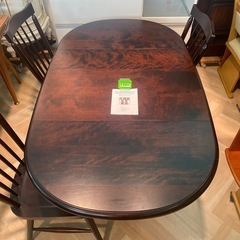 北海道民芸家具【バタフライテーブル&イス3脚】 北海道民芸家具【バタフライテーブル&イス3脚】