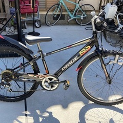 27インチ自転車】6段変速 LEDオートライト付 前後新品ブリヂストン