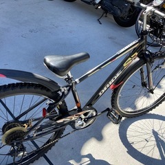 【ジュニアマウンテン】美品❗️26インチ　外装6段変速　スピードメーター付❗️前後タイヤ新品❗️泥除け、前カゴあり　若林自転車　浜大津店　SALE中❗️　
