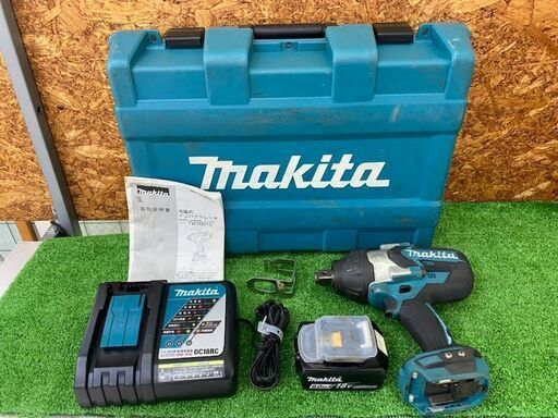 546 充電式インパクトレンチ makita マキタ TW1001D 18V バッテリ×1 中古品