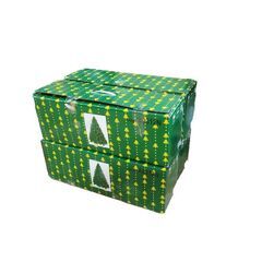 ③処分価格【新品4本セット】クリスマスツリー　緑　高さ1.2ｍ　組み立て