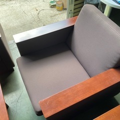 コクヨ　応接セット　テーブル　ソファ4脚　スツール