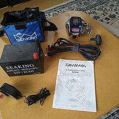 電動リールとバッテリー