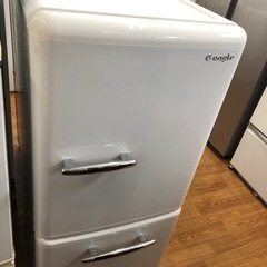 安心の1年保証付！！【エディオン　2ドア冷蔵庫　ANG-RE151-B1 2021年製】売ります！取りに来れる方限定！