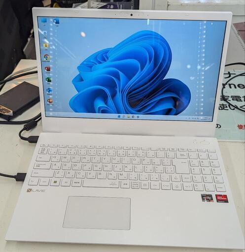 1年保証（Windows 11+Office2021年）NEC LAVIE WHITE
