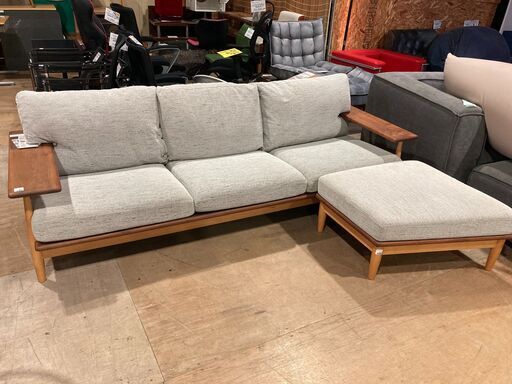【愛品館 市原店】柏木工｜CIVIL｜3人掛けワイドソファ