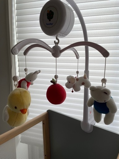 familiar ファミリア ベビーメリー 床置き ベッド取付け |2609|☆ 楽天