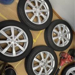 スズキ純正14インチアルミホイール　バリ山　