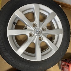 スズキ純正14インチアルミホイール　バリ山　