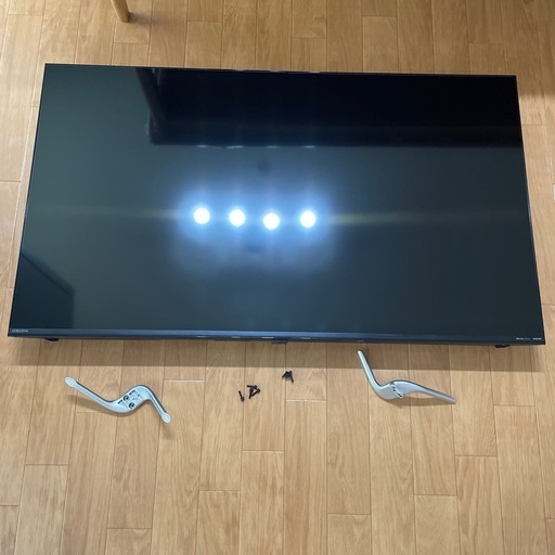 【美品】2022年製オリオン　50インチSAUD501　50Vチューナーレステレビ