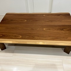 折りたたみ ウォールナットテーブル 幅150cm